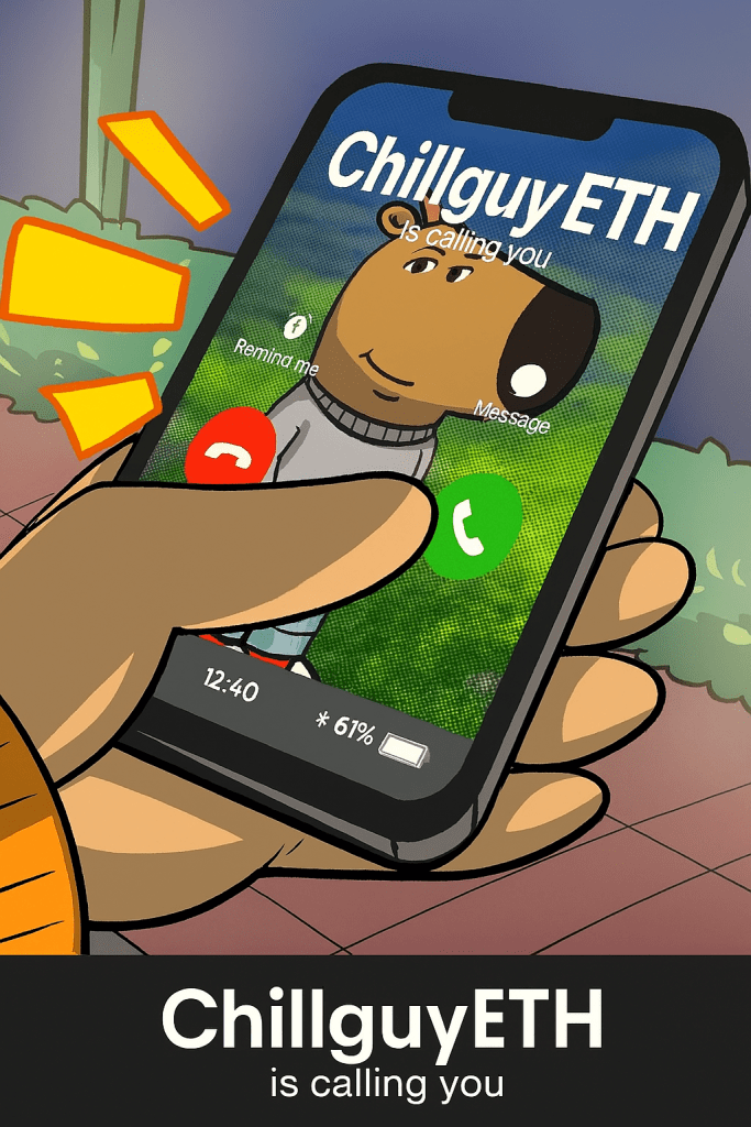 Incoming call from Chillguy on Ethereum